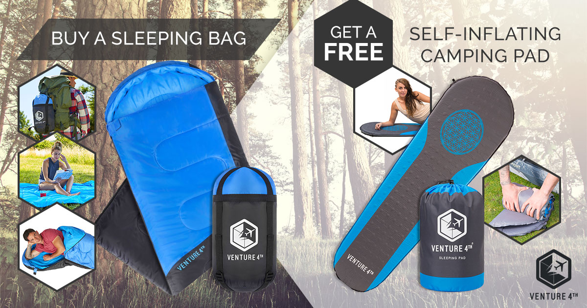 sleeping bag and camping pad deal