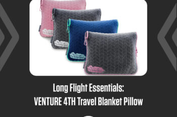 Long Flight Essentials: Travel Blanket Pillow