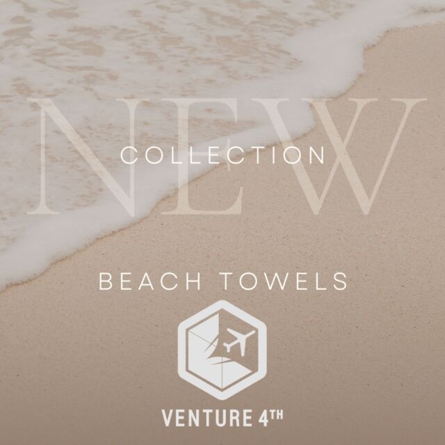 Summer Is COMING!☀️😉⛵⁠⁠That's right! We're getting ready for the Summer and so you should too.🙌⁠⁠Check out our new collection of Beach Towels today and get yours ASAP! #VENTURE4TH