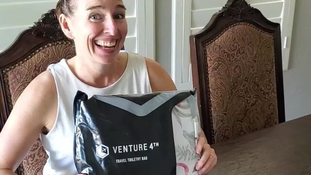 🌍 Adventure awaits with our new hanging toiletry bag! ✈️ Say goodbye to messy countertops and hello to organized travels. 😍 ⁠⁠Click the link in our bio to shop now and level up your packing game! 🛫✨ @v4th @v4th⁠⁠Thanks to @forever_sabbatical for the video review! Follow them for more travel tips. ⁠⁠⁠#TravelEssentials #toiletrybag #VENTURE4TH